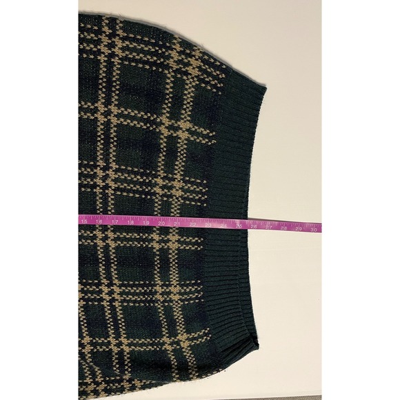 VTG Windridge Plaid Crew Neck Long Sleeve Sweater XXL Holiday Knit Pullover - Picture 4 of 6